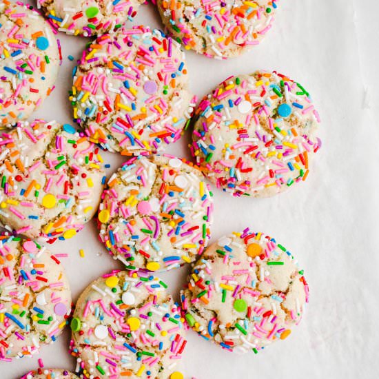 Vegan Funfetti Cookies