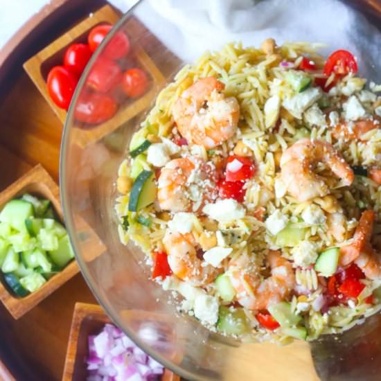Shrimp Orzo Pasta Salad