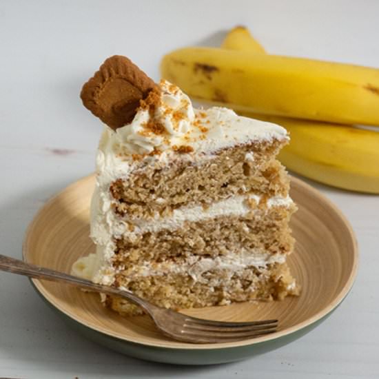 Banana Cake with Brown Butter Icing