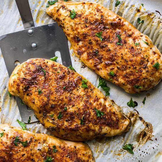 Easy Oven-Baked Chicken Breast