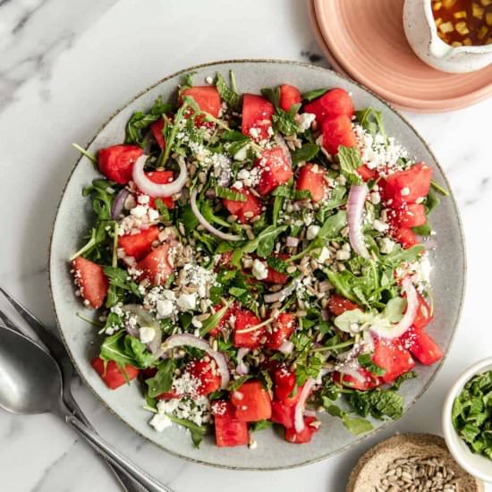 Fresh Watermelon Salad With Feta