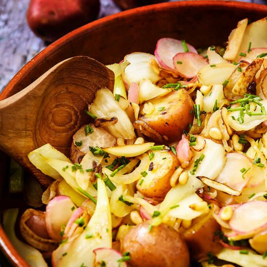 Warm Winter Potato Salad