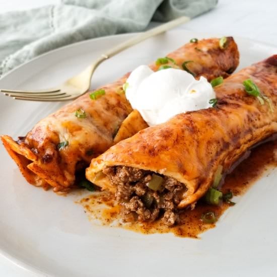 ground beef enchiladas