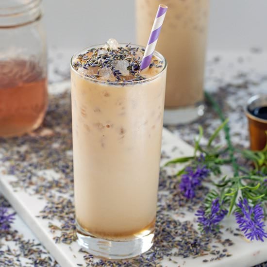 Iced Lavender Latte