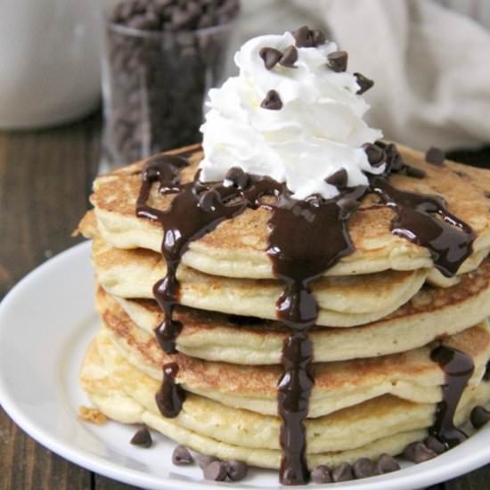 Almond Flour Chocolate Pancakes