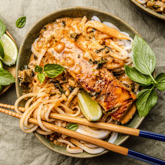 Salmon Coconut Curry