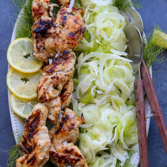 Yogurt Herb Grilled Chicken
