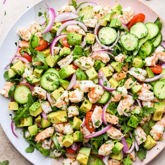 Healthy Shrimp and Avocado Salad