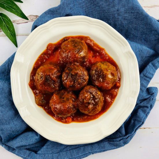 Gluten Free Slow Cooker Meatballs