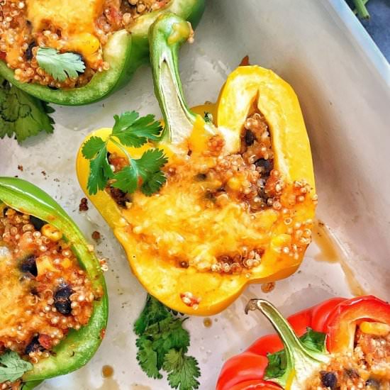 Quinoa Stuffed Bell Peppers