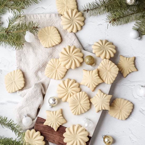 Brown Butter Stamp Cookies