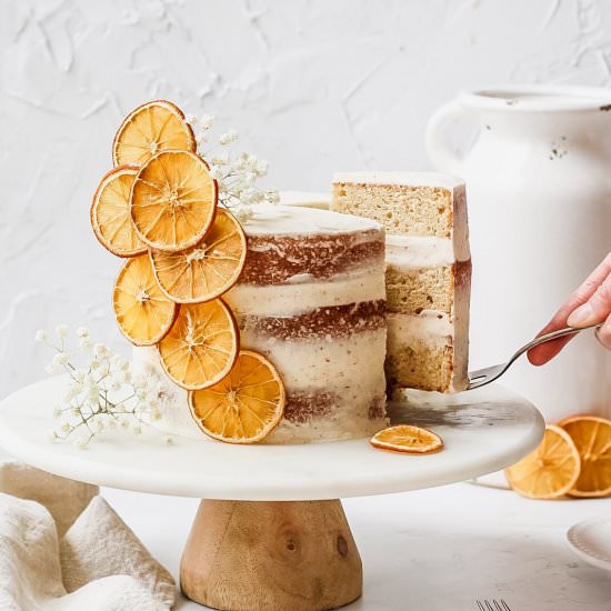 Brown Butter Cardamom Layer Cake