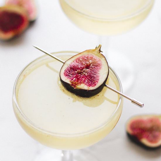 Sparkling Fig Cocktail