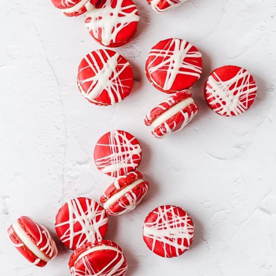 Red Velvet Macarons