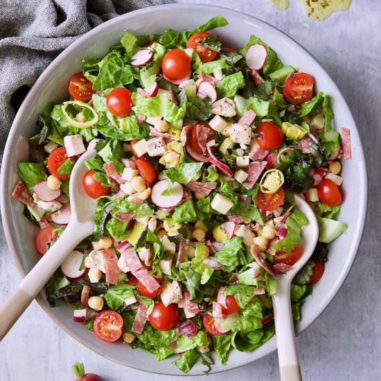 Italian Chopped Salad with Chicken