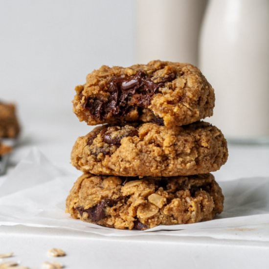 Almond Flour Oatmeal Cookies