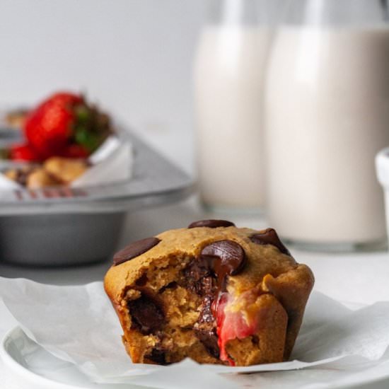 Gluten Free Strawberry Muffins