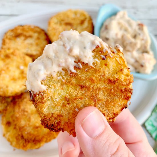 Air Fried Green Tomatoes
