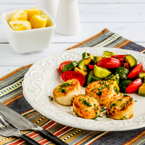 Sauteed Scallops with Garlic