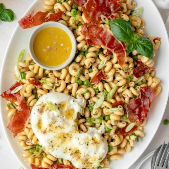 Burrata & Prosciutto Pasta Salad
