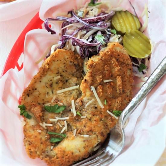 Parmesan Crusted Air Fryer Tilapia