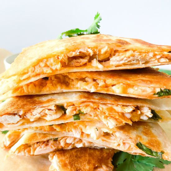 Buffalo Chicken Quesadillas