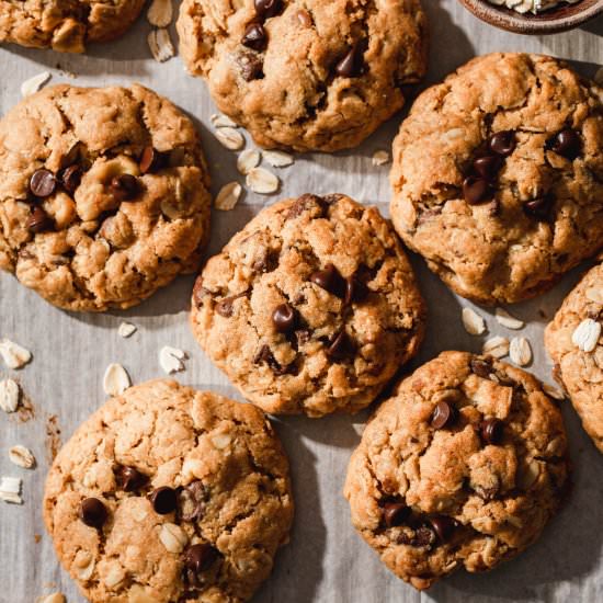 Peanut Butter Oatmeal Cookies