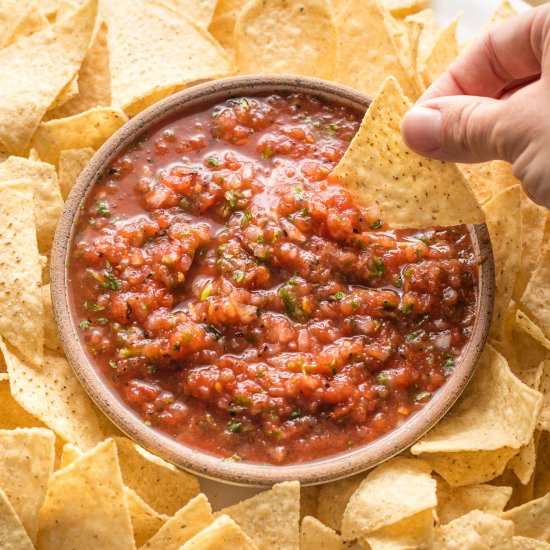 5 Minute Blender Salsa