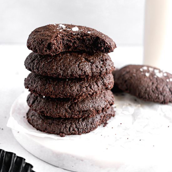 Fudgy Espresso Brownie Cookies