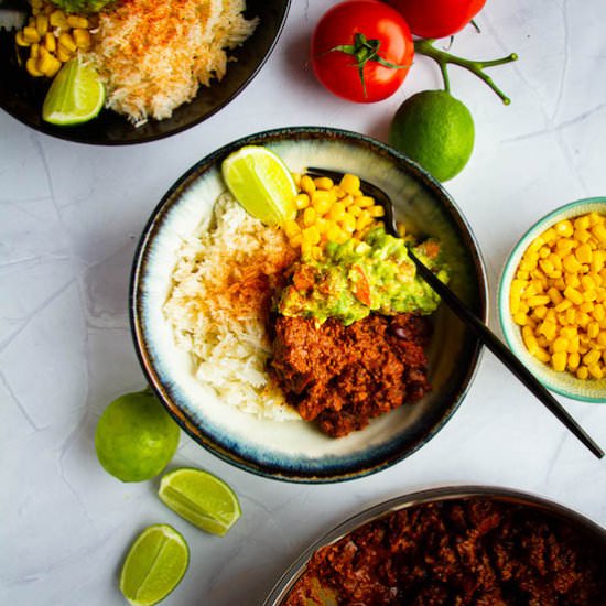 Easy Sofritas Veggie Bowls