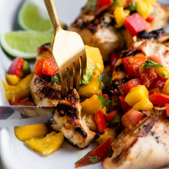 Mango Salsa Chicken