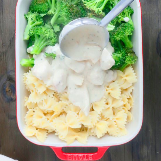 Chicken Broccoli Pasta Bake