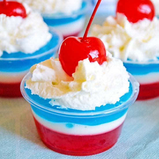 4th of July Jello Shots