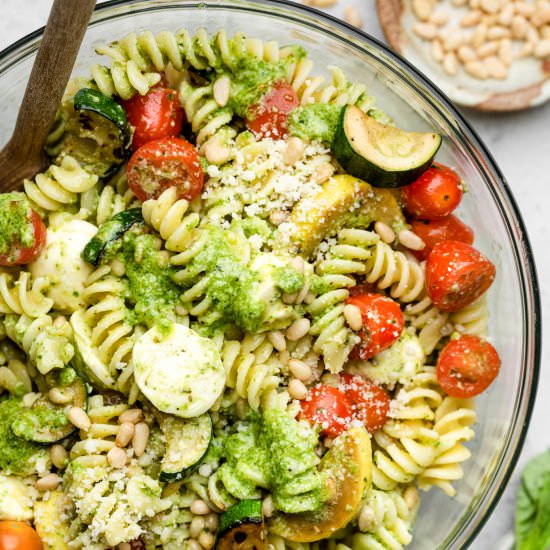 Summer Pesto Pasta Salad