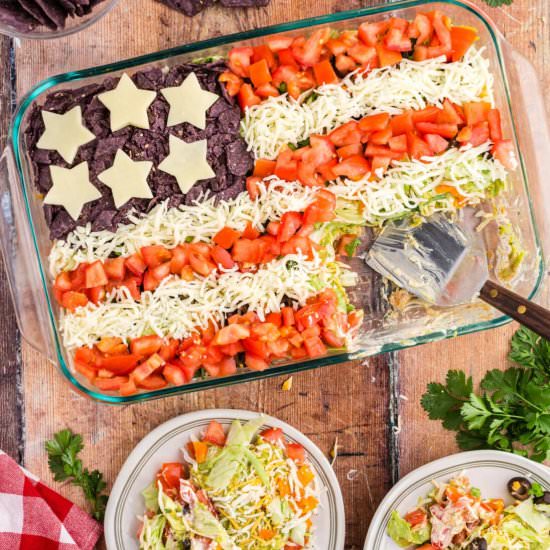 Taco Salad Flag