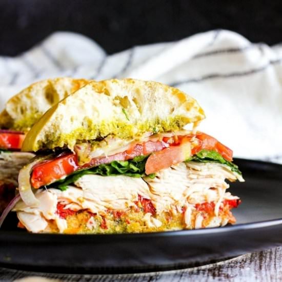 Turkey Pesto Sandwich