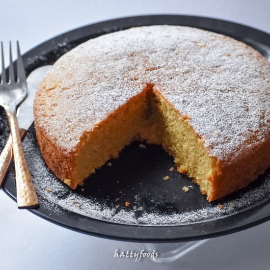 EGGLESS WHEAT SPONGE CAKE / ATTA CAKE