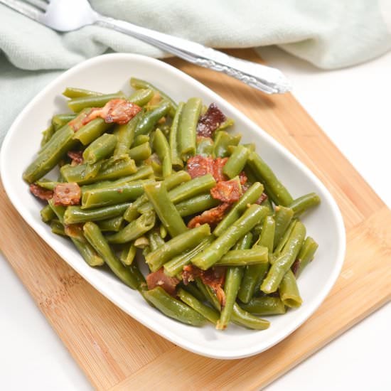 Southern Green Beans with Bacon