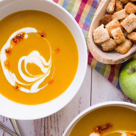 Curried Butternut Squash Soup