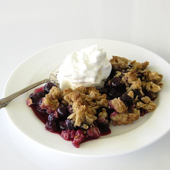 Blueberry Crumble – Blueberry Crisp