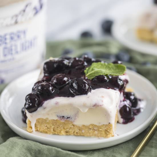 Lemon Blueberry Ice Cream Bars