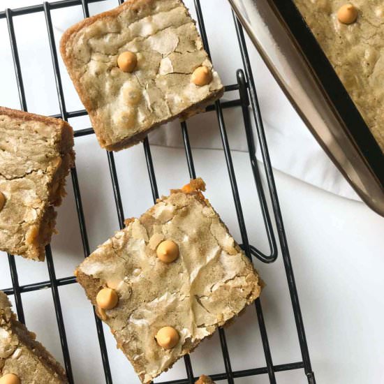 Butterscotch Latte Blondies