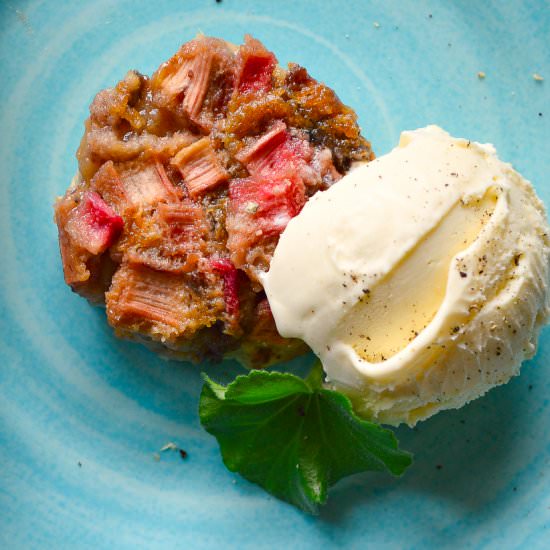 Rhubarb Shortbread Bars