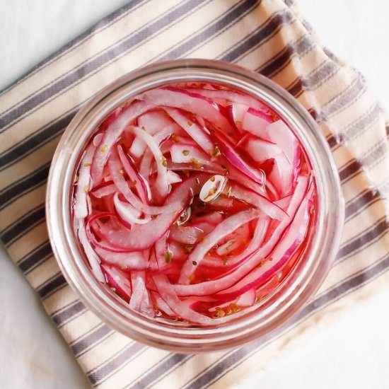 Easiest Pickled Onions