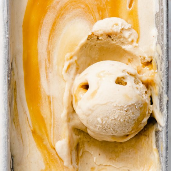Vegan Banoffee Ice Cream