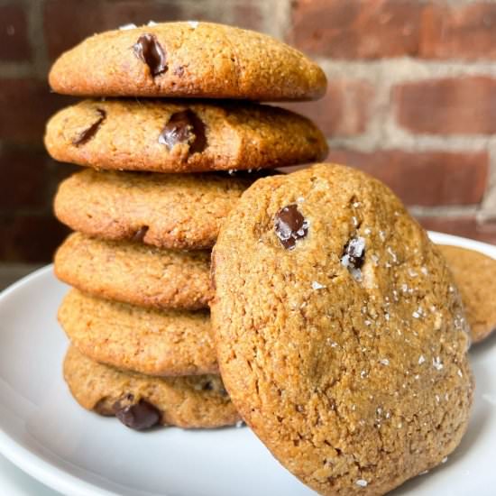 Oat Flour Peanut Butter Cookies