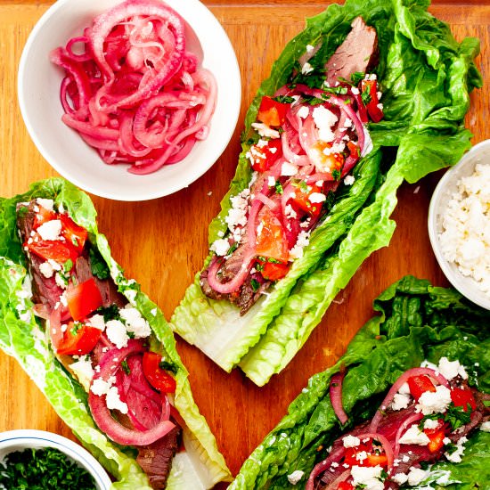 Steak Lettuce Wraps