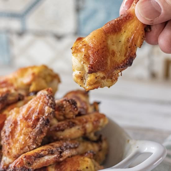 Pickle Brined Air Fryer Wings