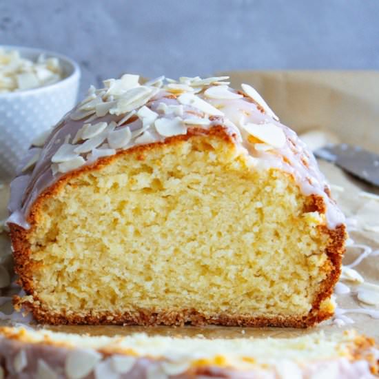 Glazed Almond Pound Cake