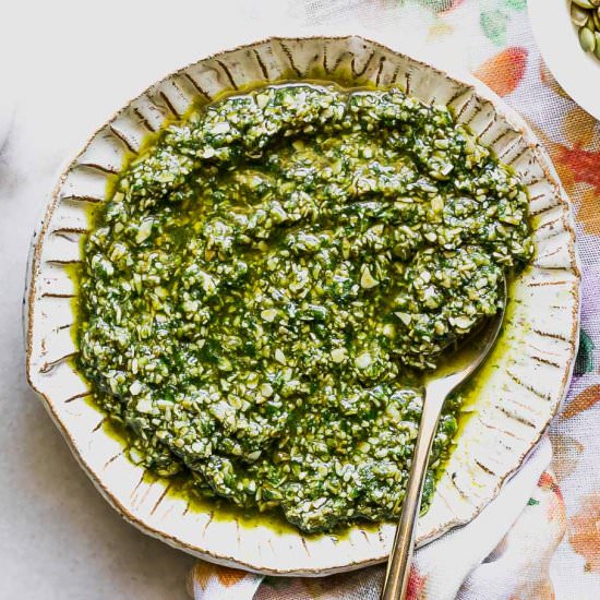 Pumpkin Seed Pesto Sauce